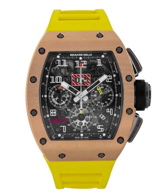 Buy Replica Richard Mille Felipe Massa Flyback Chronograph 18K Rose Gold Watch RM011